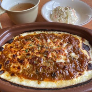 野菜カレーのドリア