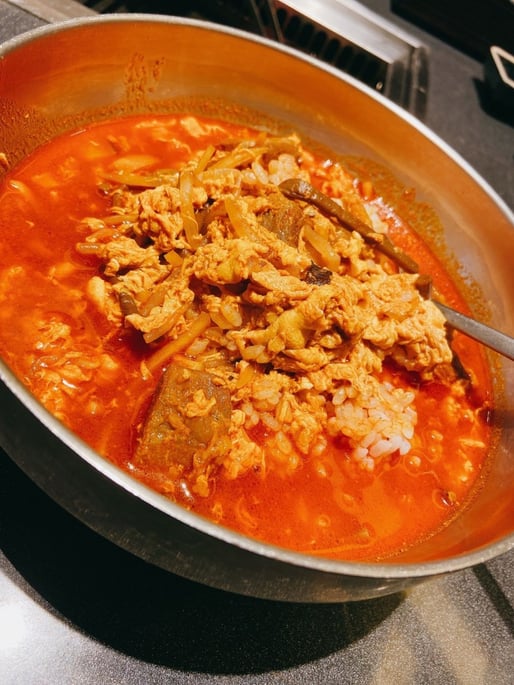 カルビクッパ 激辛