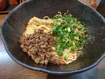 汁なし担々麺大盛り 唐辛子5辛、山椒5辛