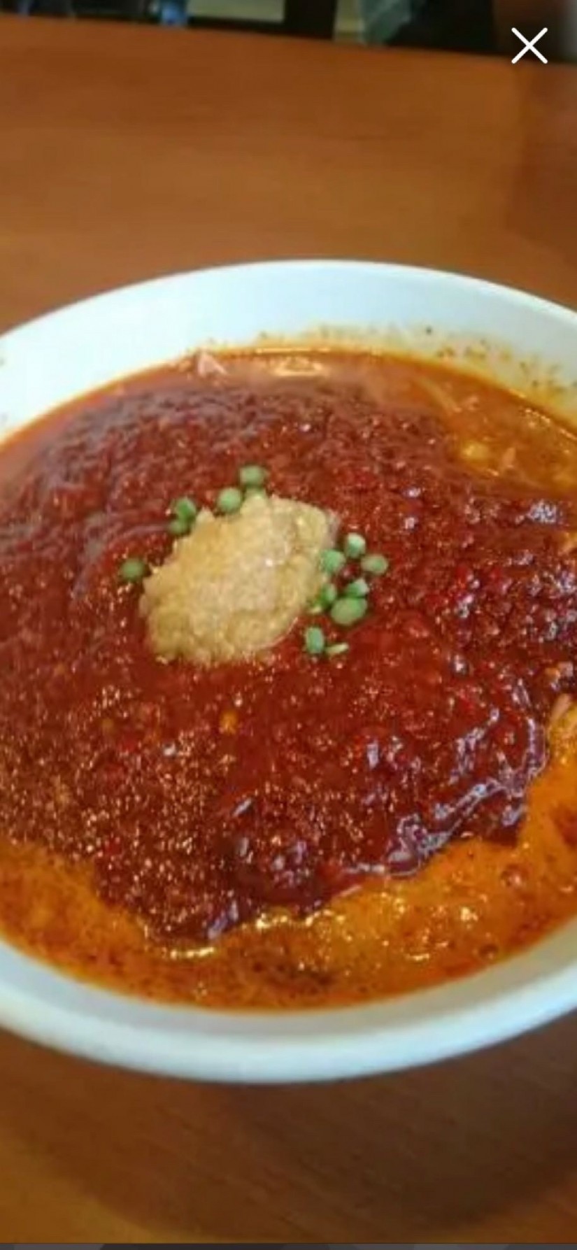 どて辛めん普通 4辛