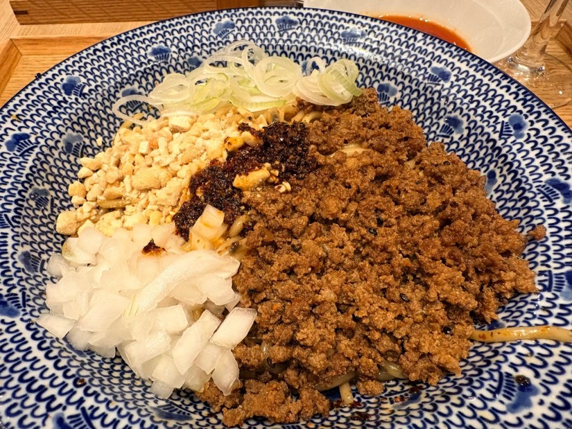 汁なし担々麺 挑戦