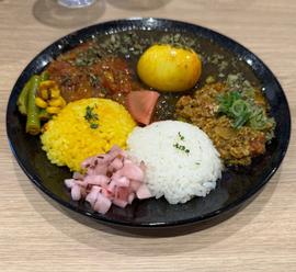 3種カオスポークキーマ／黒ごま&ダルキーマ/海老ミソチリマサラ