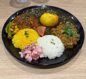 3種カオスポークキーマ／黒ごま&ダルキーマ/海老ミソチリマサラ
