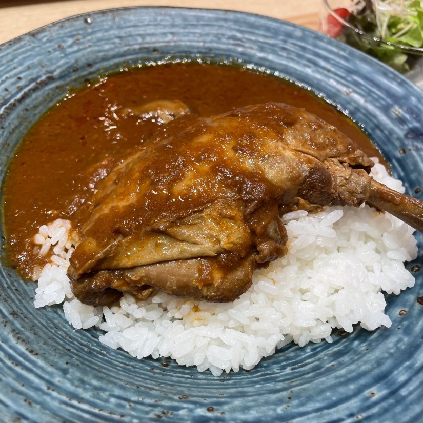 鶏もも一本カレー