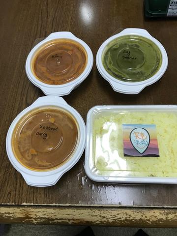 シーフードカレー やは辛