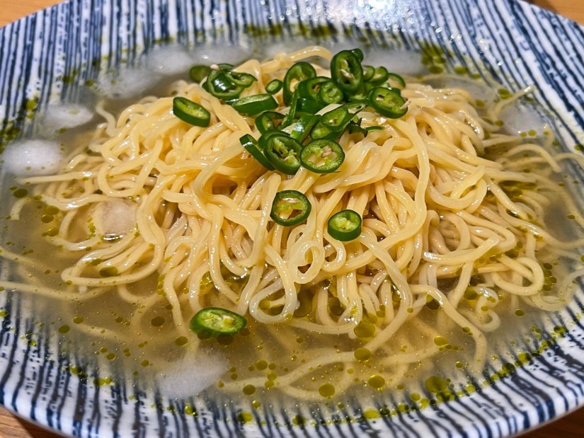 冷やし青唐辛子ラーメン