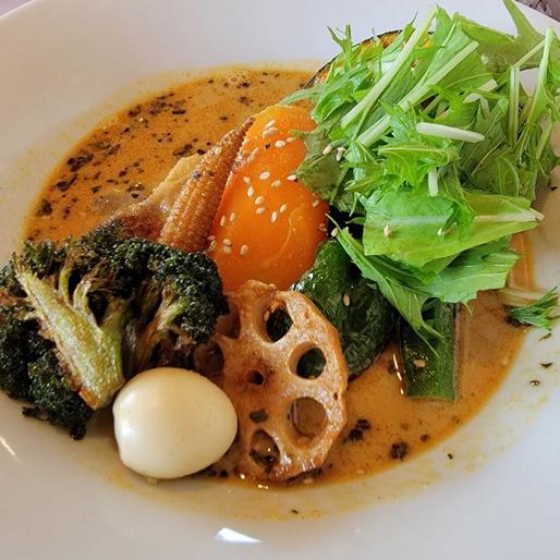 チキン野菜カレー 5番(お店のMAX)