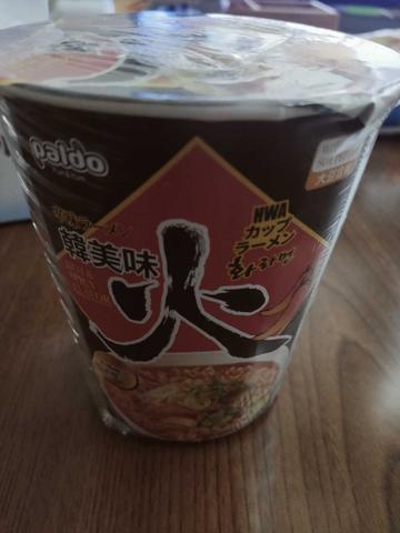 辛味ラーメン韓美味 火(HWAカップラーメン)  辛子二本
