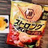 湖池屋STRONG ポテトチップス  荒くれ辛子明太