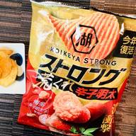 湖池屋STRONG ポテトチップス  荒くれ辛子明太