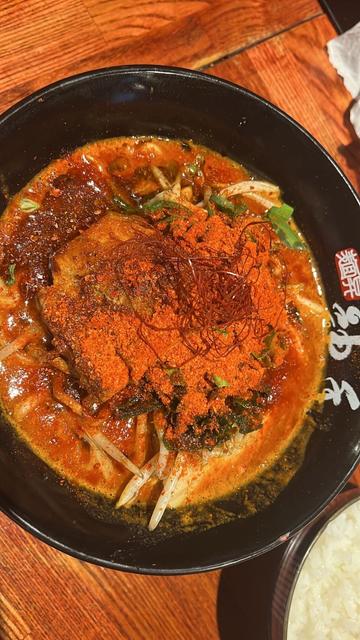 四川風辛味噌ラーメン「赤」 辛さ天国増し