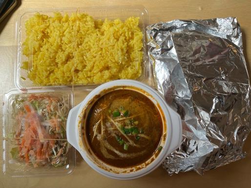 ほうれん草カレー ナン+ライス 激辛