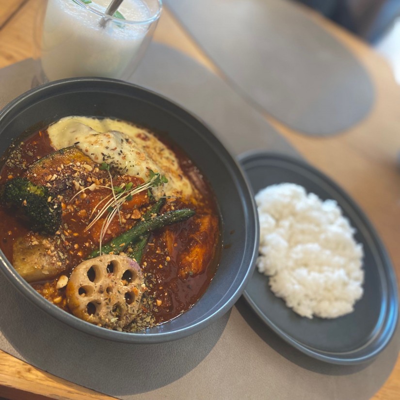 組み合わせカリー （チーズトッピング） 10辛