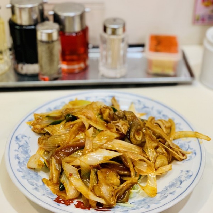 ガツ（肚）辛味炒め