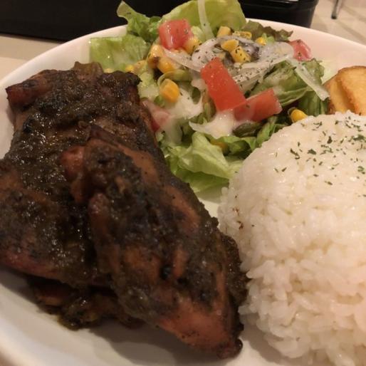 ジャマイカンジャークチキンプレート