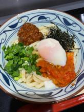 甘辛肉味噌まぜうどん