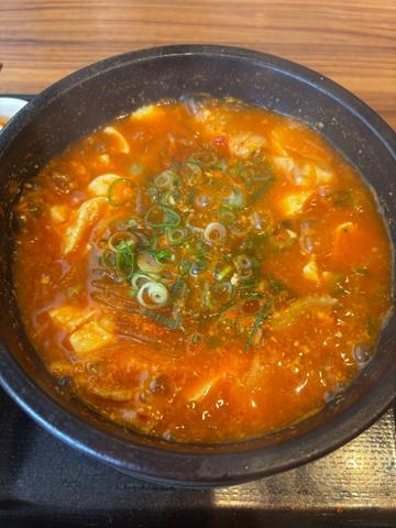 豚キムチスンドゥブ定食 辛口