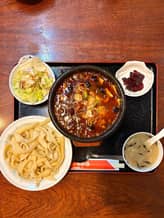 薬膳石焼麻婆豆腐セット 炎辛