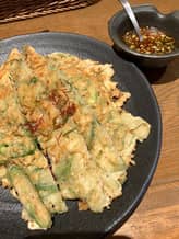 青唐辛子のチヂミ 激辛