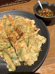 青唐辛子のチヂミ 激辛