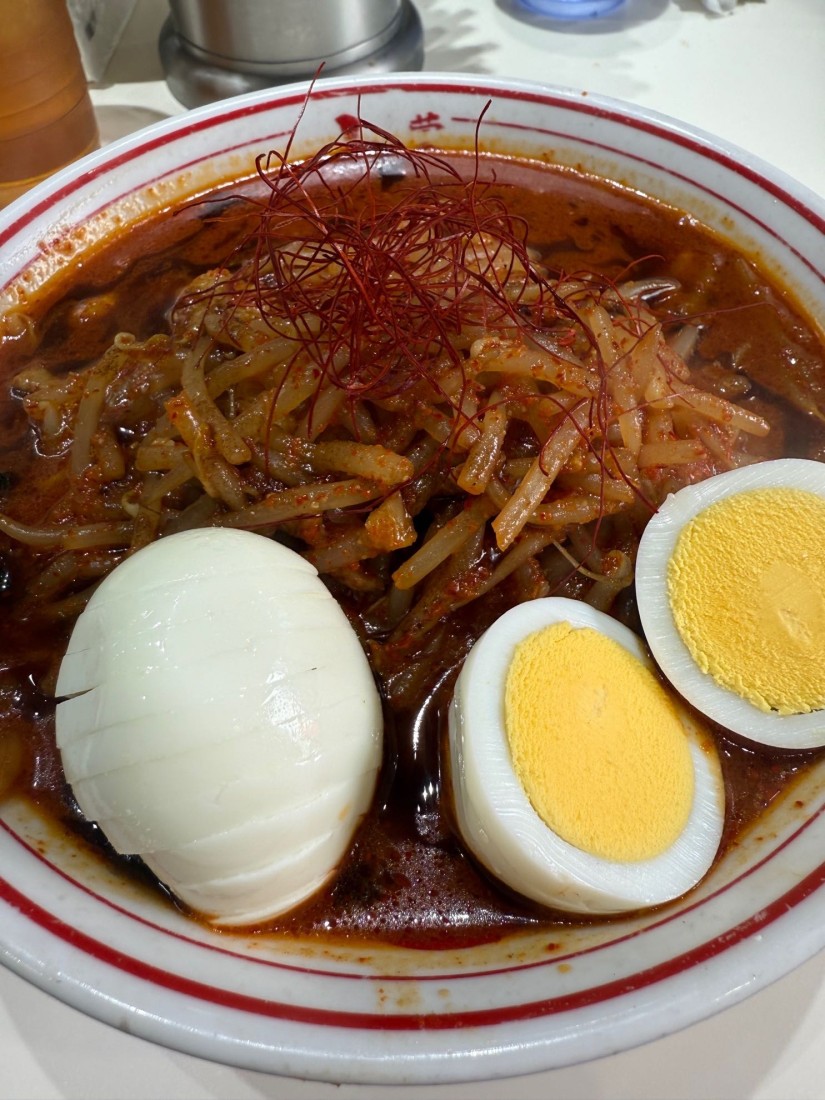 焦がし味噌卵麺辛さ5倍  8×5倍