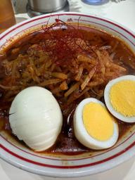 焦がし味噌卵麺辛さ5倍  8×5倍