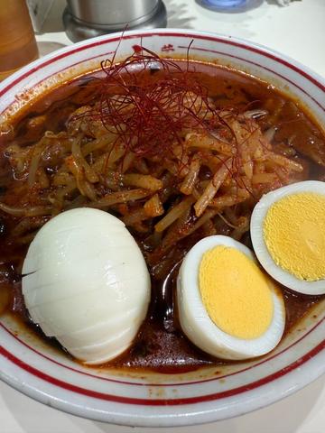 焦がし味噌卵麺辛さ5倍  8×5倍