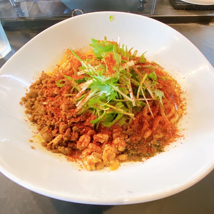 汁なし担々麺 辛さ大 痺れ中