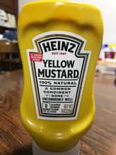 イエローマスタード 逆さボトル 226g