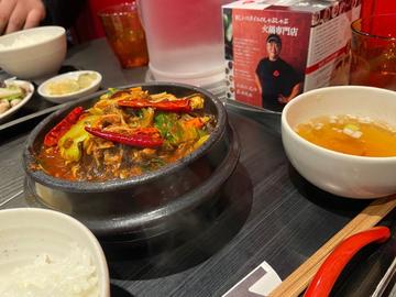 激辛！火鍋肉団子定食 激辛