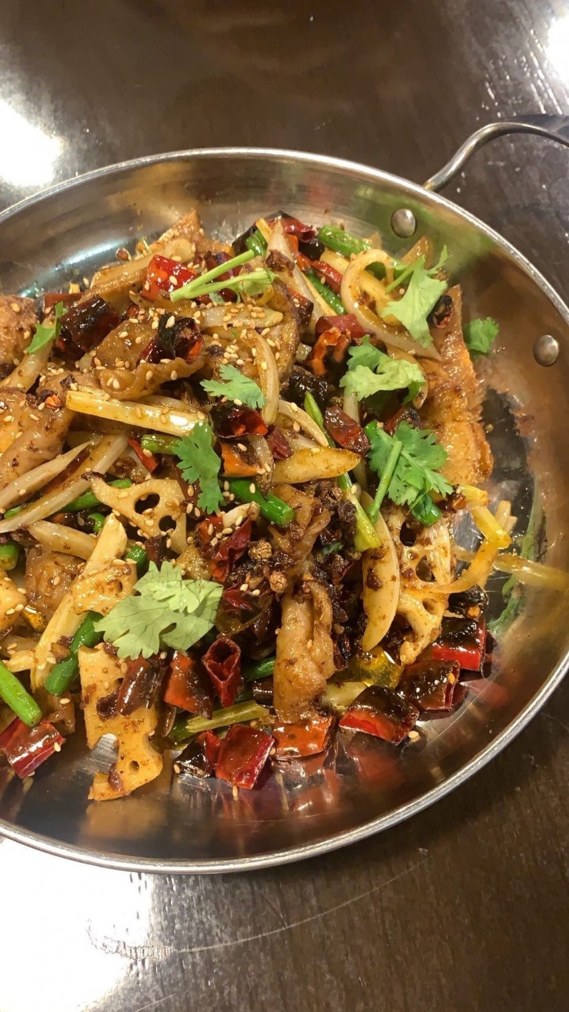 干锅肥肠 豚ホルモン