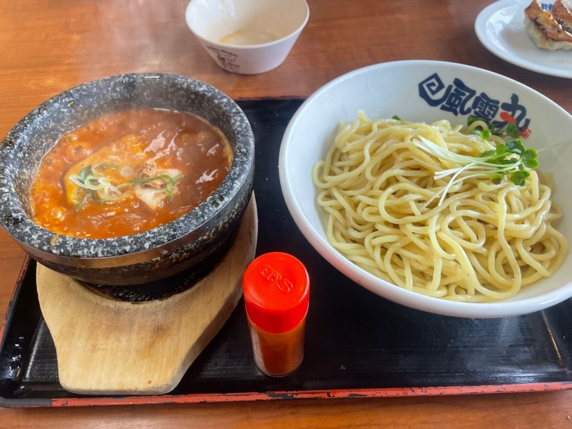 石焼き辛つけ麺 大辛