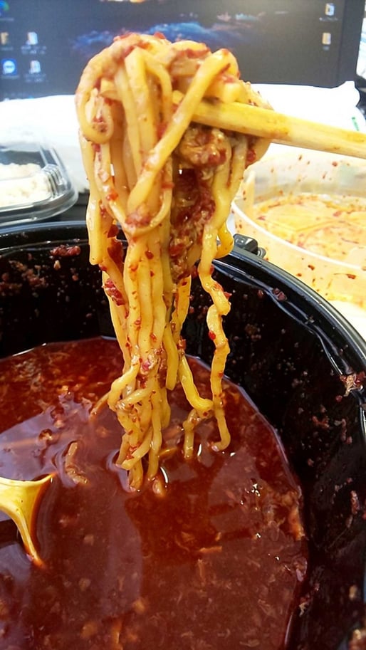 辛麺 30辛、にんにくW