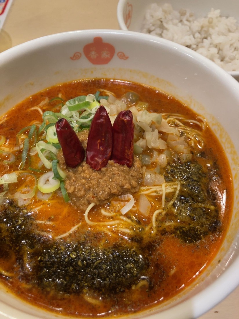 青鬼担々麺 もっともっと辛く