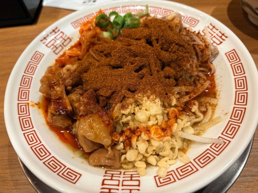 鶴橋ホルモンまぜそば デス辛