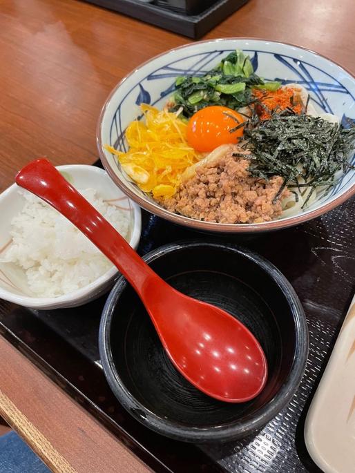 まぜ釜玉 うま辛