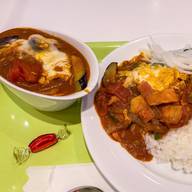 サマーカレー＋ベーコン＋エッグ 40ホット