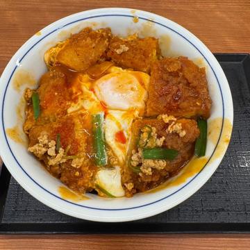 赤辛カツ丼