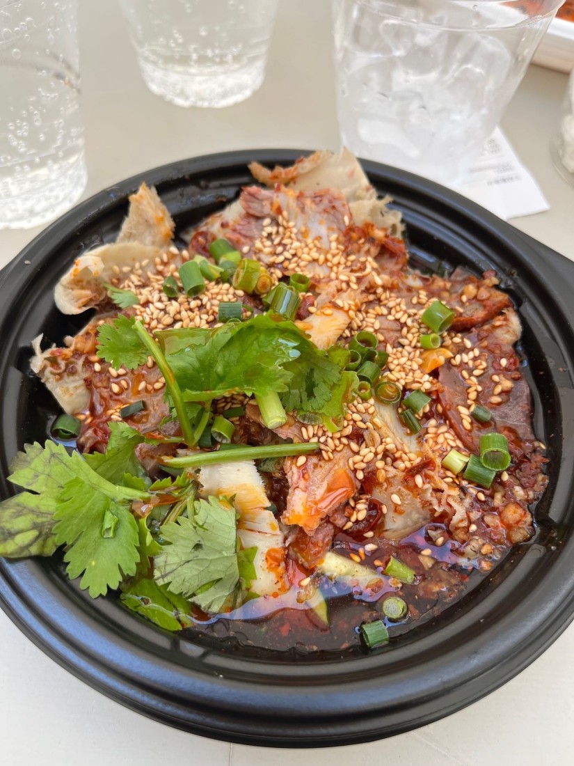 牛スネ・牛モツの四川風和え 激辛