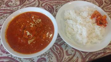 レッドカレー Super very hot （と注文）