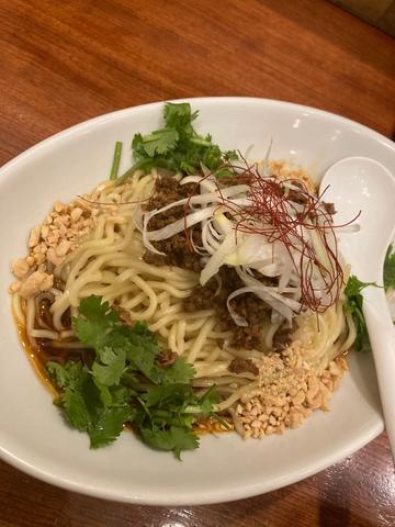 汁なし坦々麺 倍辛
