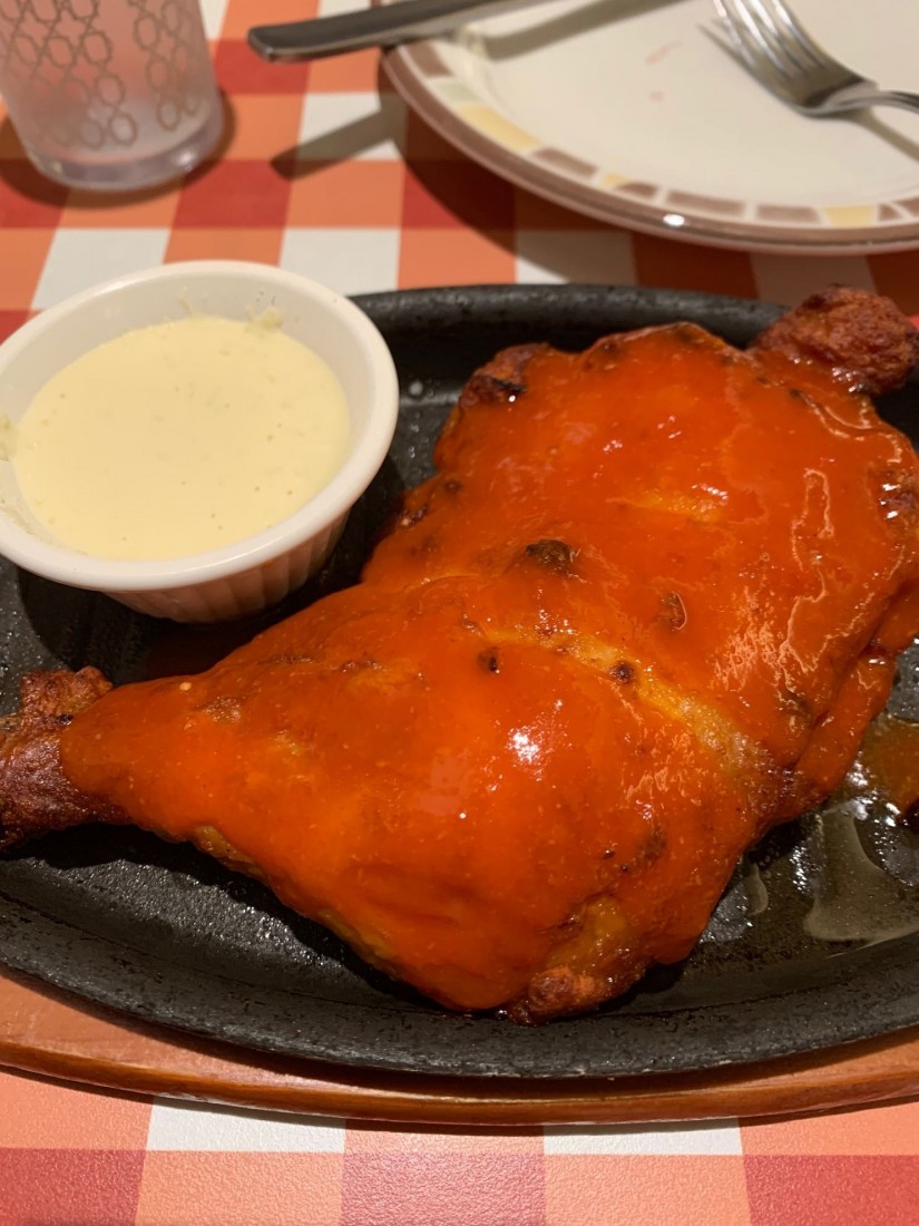 ホット骨付きももの辛味チキン 本気で辛い！