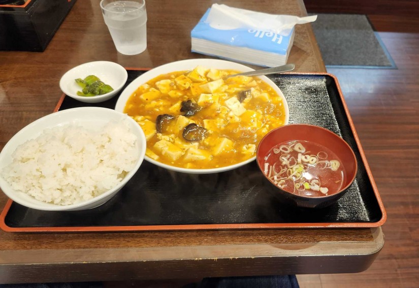麻婆豆腐定食