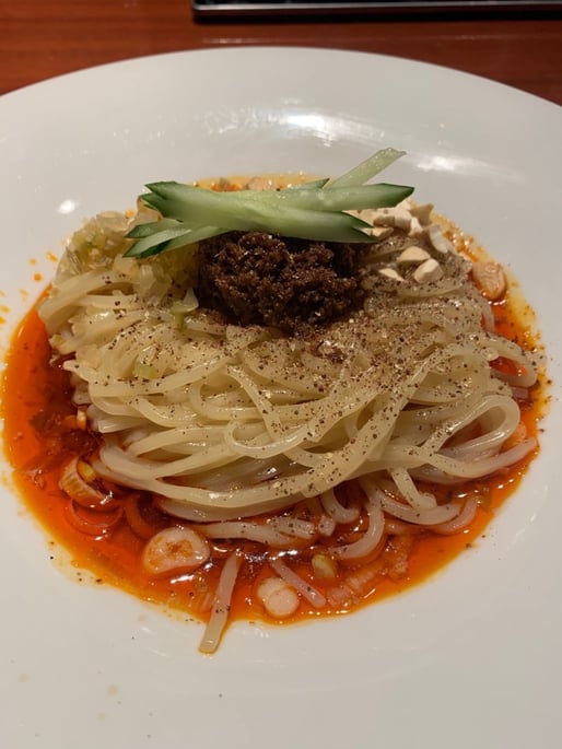 汁なし成都担々麺 中辛