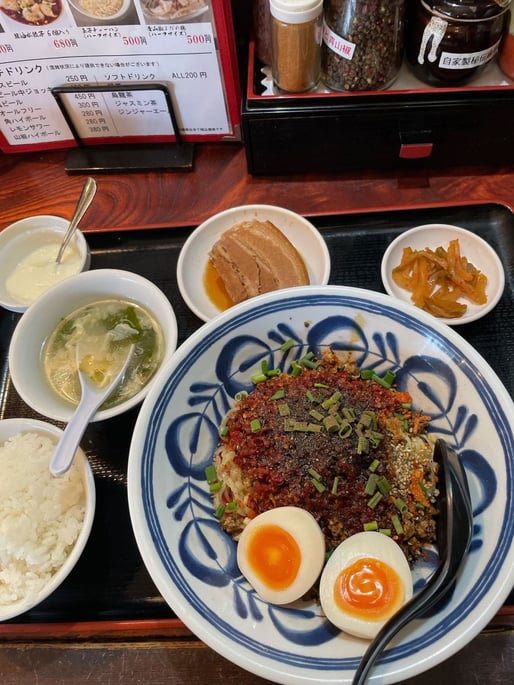 汁なし担々麺 ドS辛 甘辛、小辛、中辛、大辛、獄辛、地獄辛、ドS辛