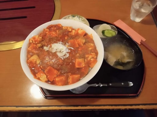 麻婆豆腐丼 大辛