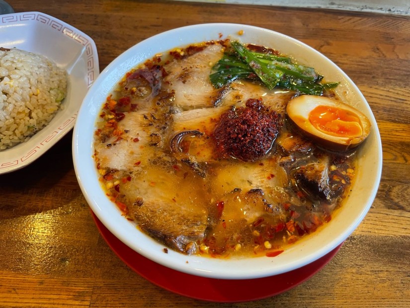 焼豚ラーメン 大辛