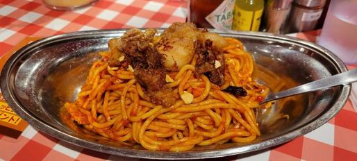 辛い辛いナポリタン