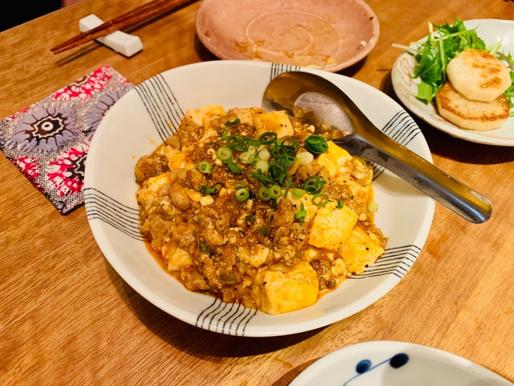 あら挽き肉のマーボー豆腐