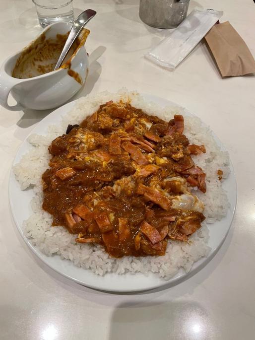 ベーコンエッグcurry 7辛（大辛）